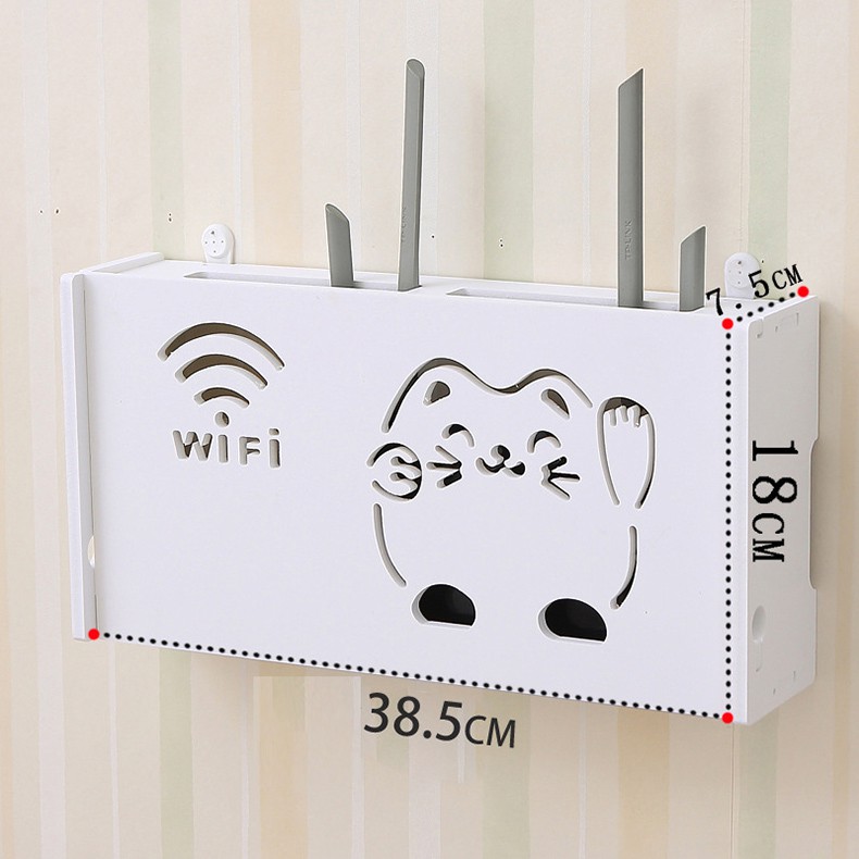 Kệ wifi treo tường không cân khoan đục loại to - Nhiều mẫu lựa chọn