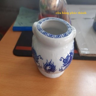 Lư nhan quai rồng xanh
