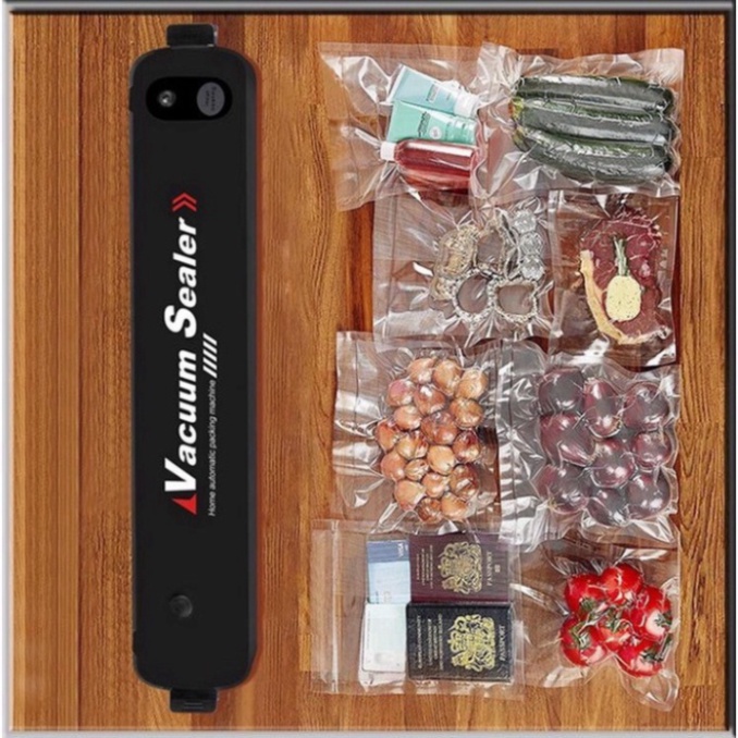 Máy hút chân không thực phẩm Vacuum Sealer - hút không khí triệt để, giữ môi tường chân không lý tưởng bảo quản thức ăn