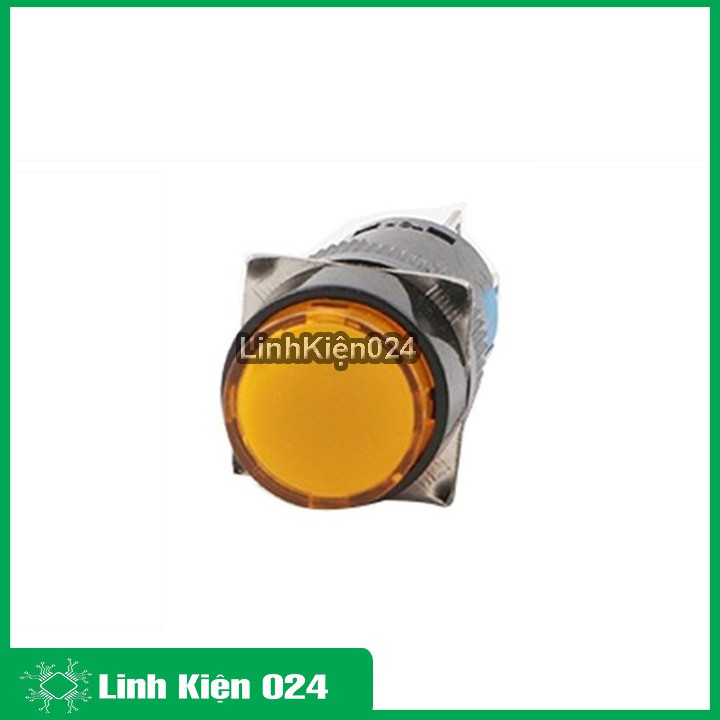 Nút Nhấn Đề 15mm-220VAC AL6- M Nhấn Nhả Có Đèn