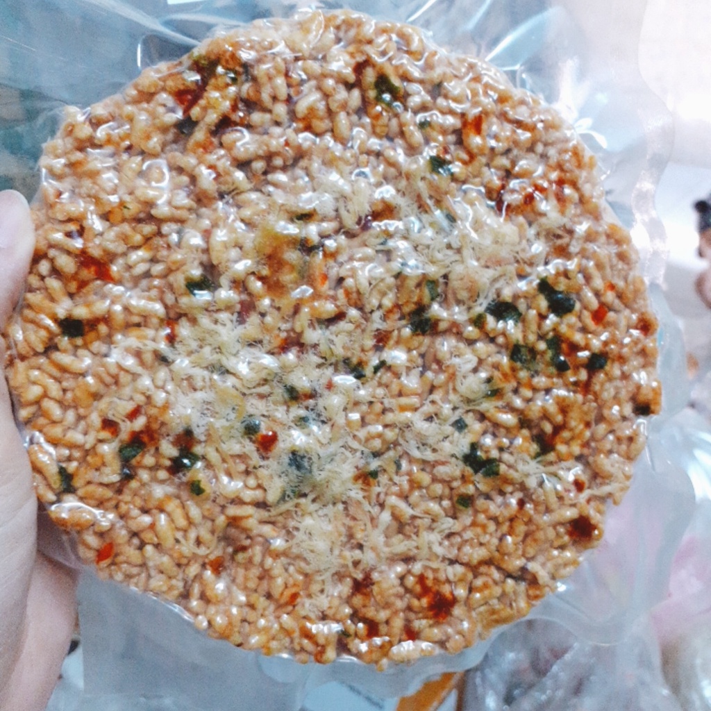 Cơm cháy chà bông giòn tan nếp sấy mắm hành chà bông khô gà khô bò