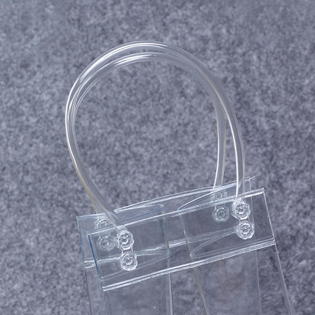 Túi đựng đá giữ lạnh chai rượu bia sâm panh chai nước có quai xách có thể gập lại