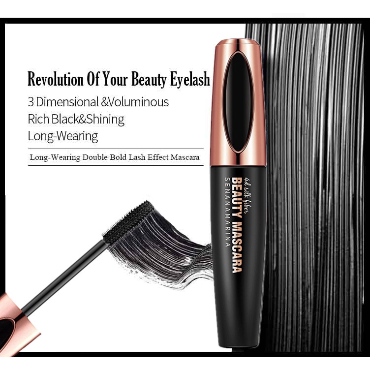 Mascara uốn cong nối dài làm dày lông mi kháng nước lâu trôi SENANA 8g