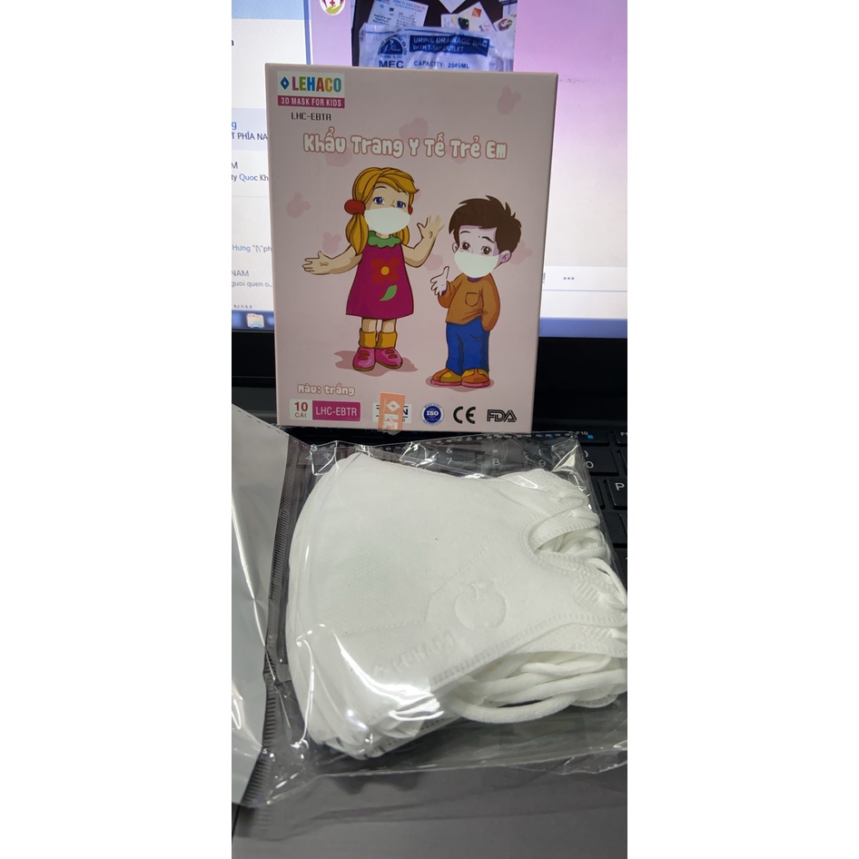 Khẩu trang trẻ em LEHACO -( Hộp 10 Chiếc )