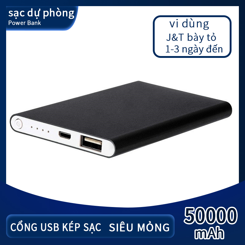 Pin sạc dự phòng 50000MAH Sạc dự phòng hỗ trợ sạc nhanh an toàn nhỏ gọn tiện dụng