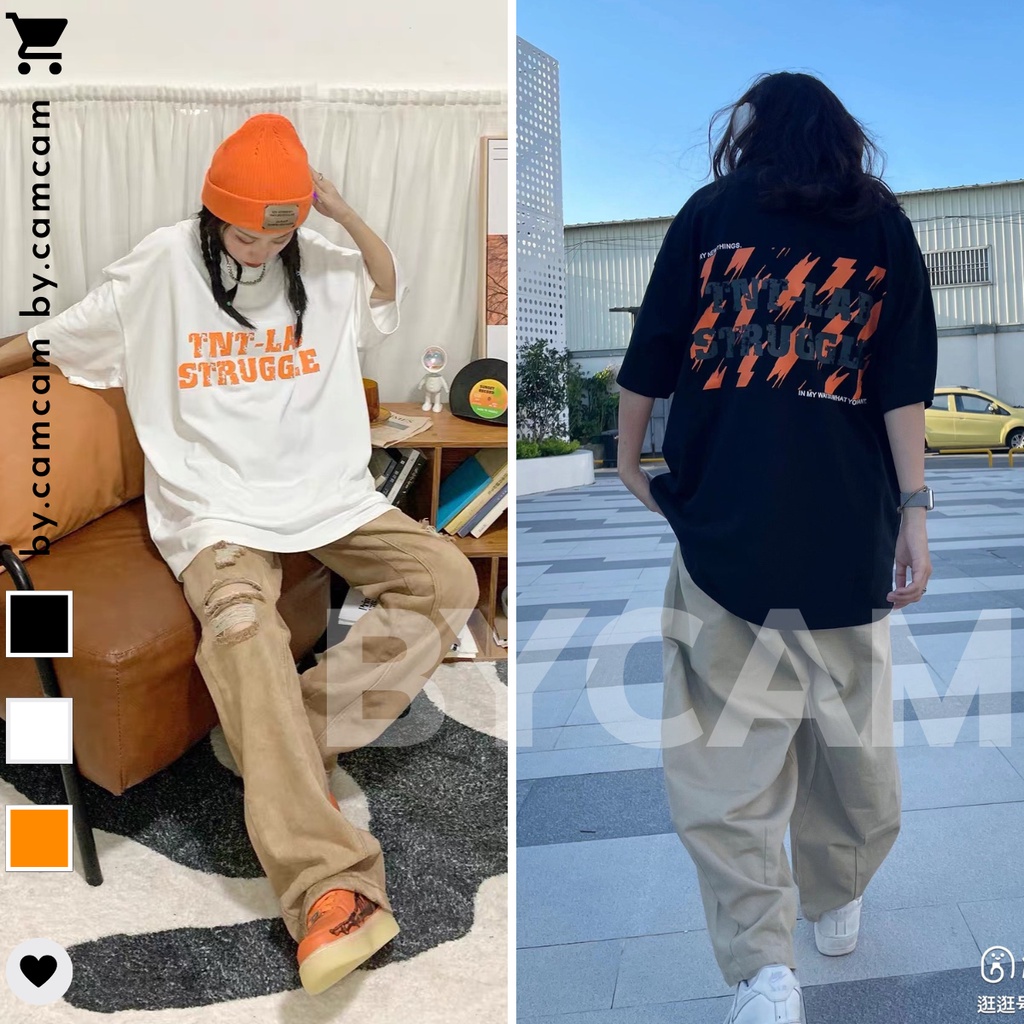 Áo Thun Tay Lỡ TNT-LAB STRUGGLE 100% Cotton 2023 𝘽𝙮.𝘾𝙖𝙢𝙘𝙖𝙢