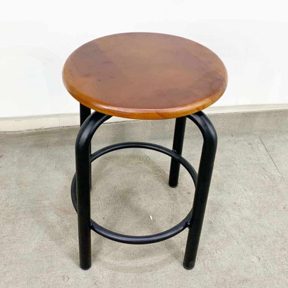 Ghế đôn café thư giãn ngồi ban công, sân vườn IBIE Umberto mâm xoay, chân sắt sơn tĩnh điện, tùy chọn màu sắc