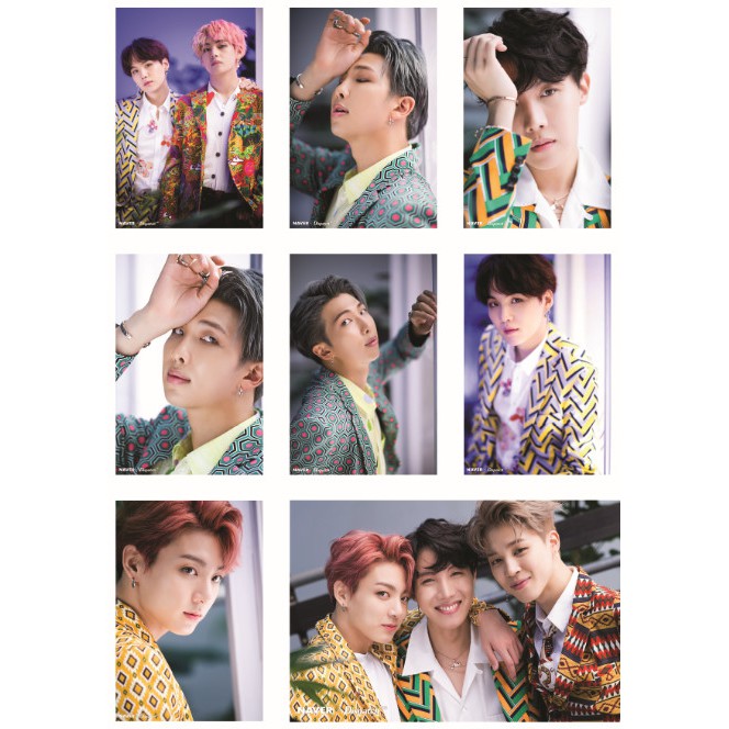 Lomo card ảnh BTS NAVER x Dispatch IDOL full 41 ảnh