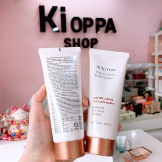 Sữa rửa mặt làm sáng da thu nhỏ lcl innisfree Brightening Pore Facial Cleanser