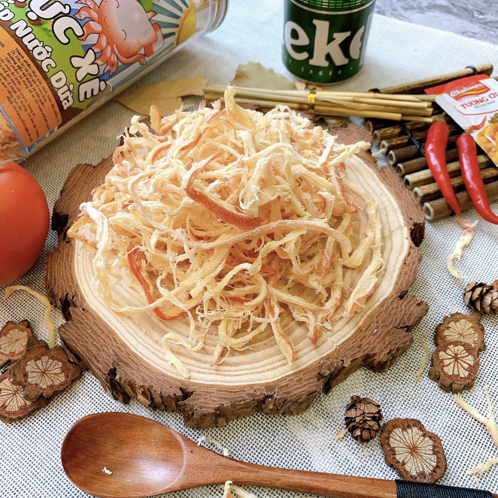Mực Xé Hấp Nước Dừa❤️Siêu Đặc Biệt❤️Thơm Ngon Lạ Miệng_Hũ 250gr_CEMLYFOOD'S