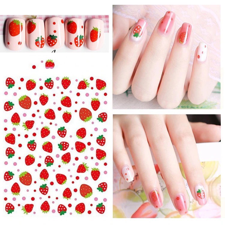 Tờ nhãn dán SUAKE trang trí móng tay DIY