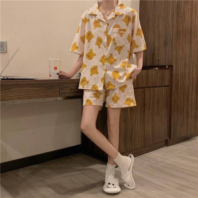 bộ ngủ pijama đùi Top siêu cute đáng yêu | BigBuy360 - bigbuy360.vn
