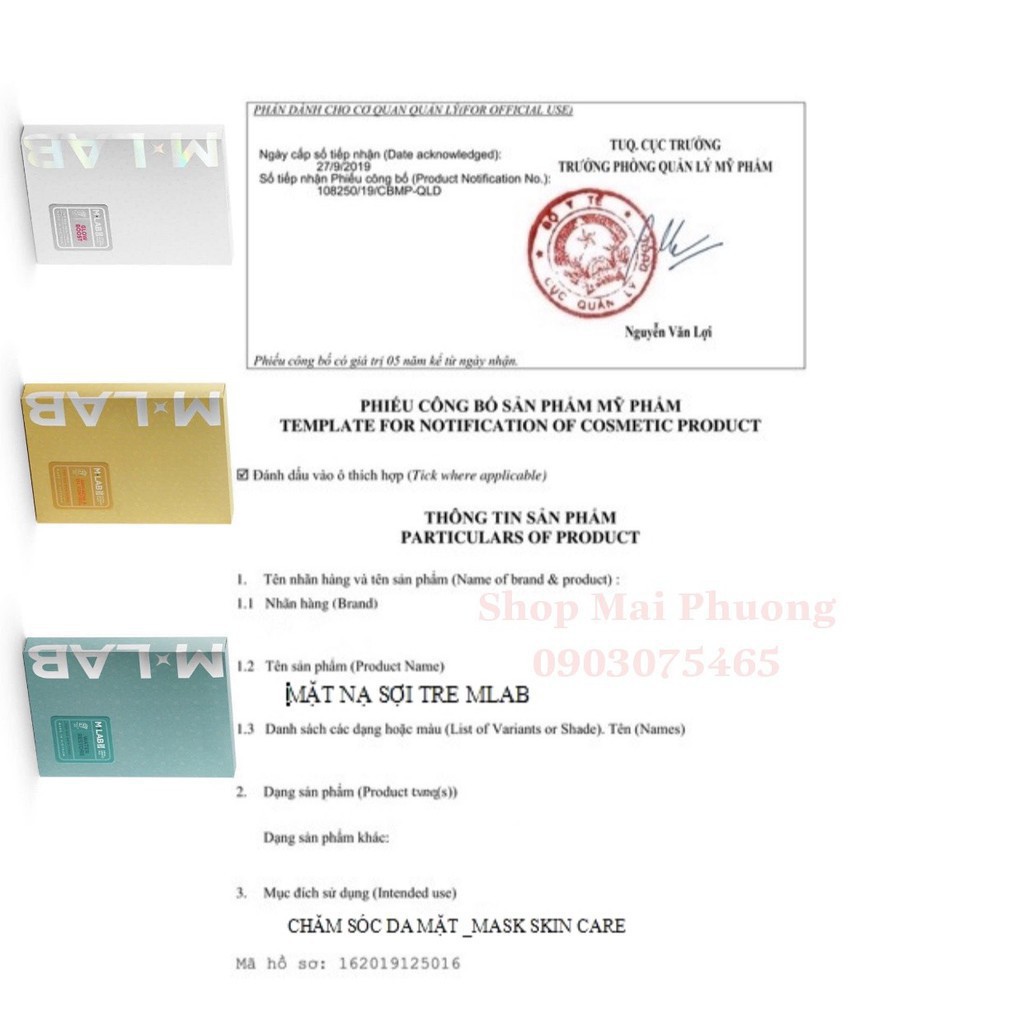 Mặt nạ sợi tre Mlab- Sơn Tùng MTP-Chính hãng LanyBeau | BigBuy360 - bigbuy360.vn