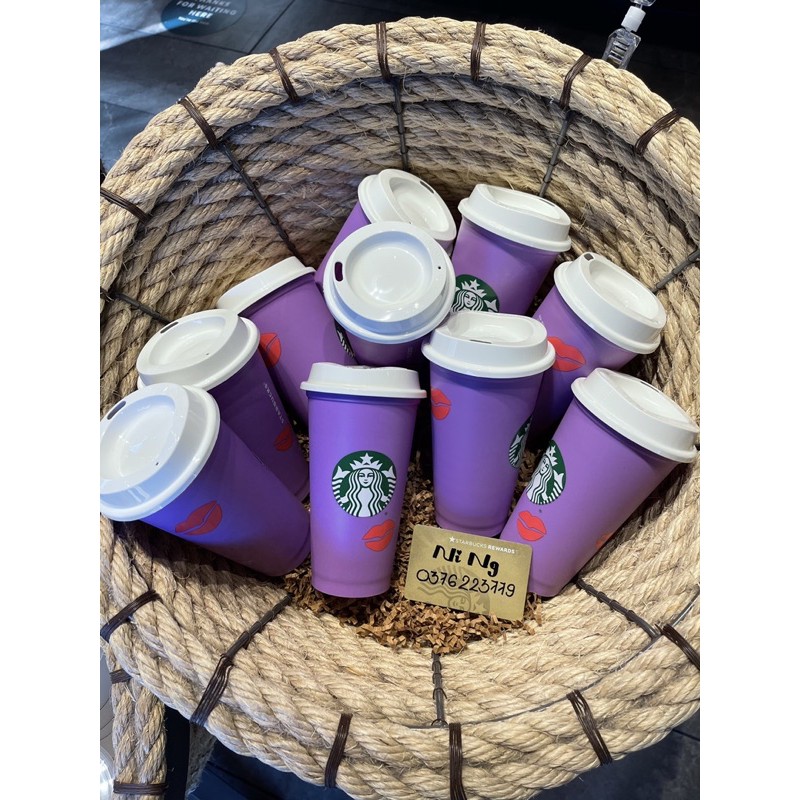 Ly Starbucks reusable hot cup