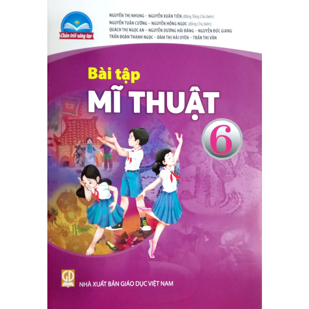 Sách - Bài tập Mĩ Thuật 6 - Chân Trời Sáng Tạo - Bán kèm 1 bút chì 2B