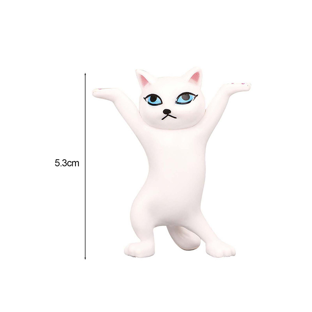 Mô hình trang trí hình mèo dễ thương nhiều màu sắc