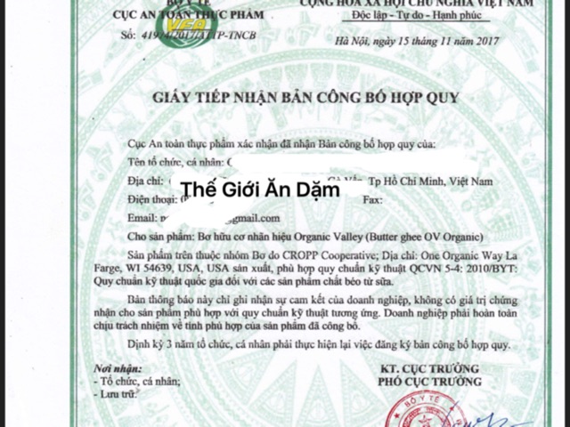 [Mã GROSALEHOT giảm 8% đơn 250K] Bơ Ghee Hữu Cơ Organic Valley cho bé ăn dặm | BigBuy360 - bigbuy360.vn