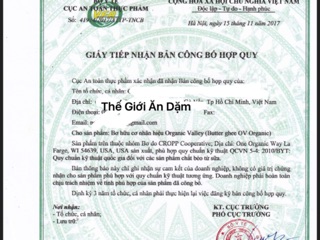 Bơ Ghee hữu cơ