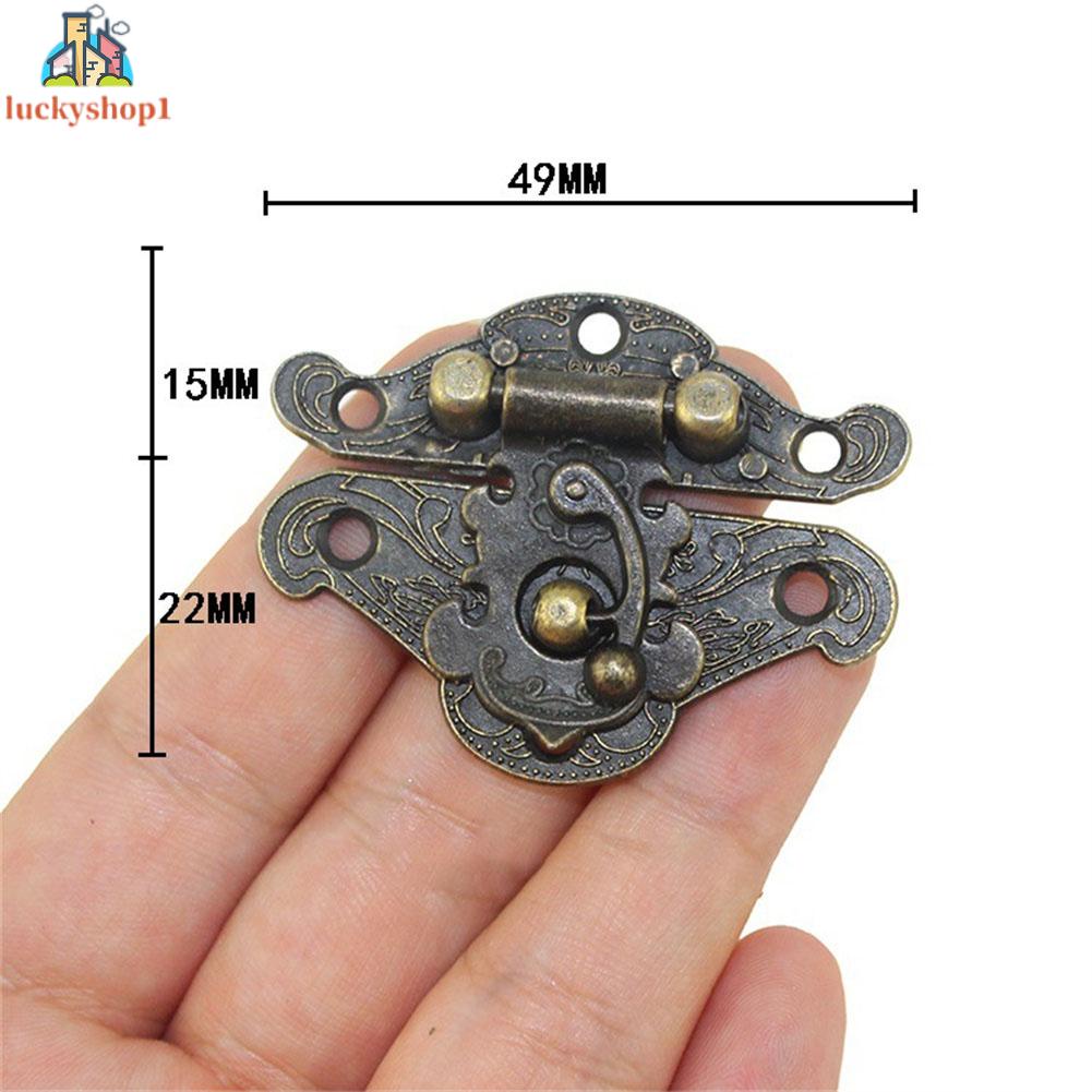 1 Chốt Khóa Hộp Gỗ Bằng Hợp Kim Kẽm Nhiều Kích Cỡ