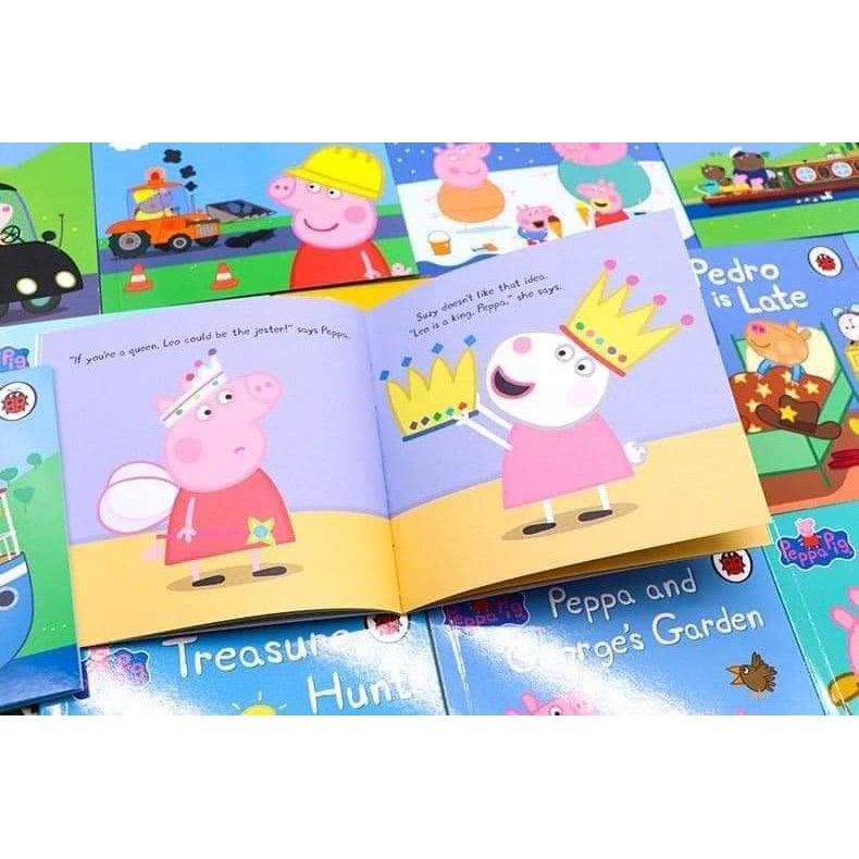 Bộ nhập 50 cuốn - The Incredible Peppa Pig Collection - Peppa Pig 50 books Full Boxet [Tặng Kèm File Nghe]