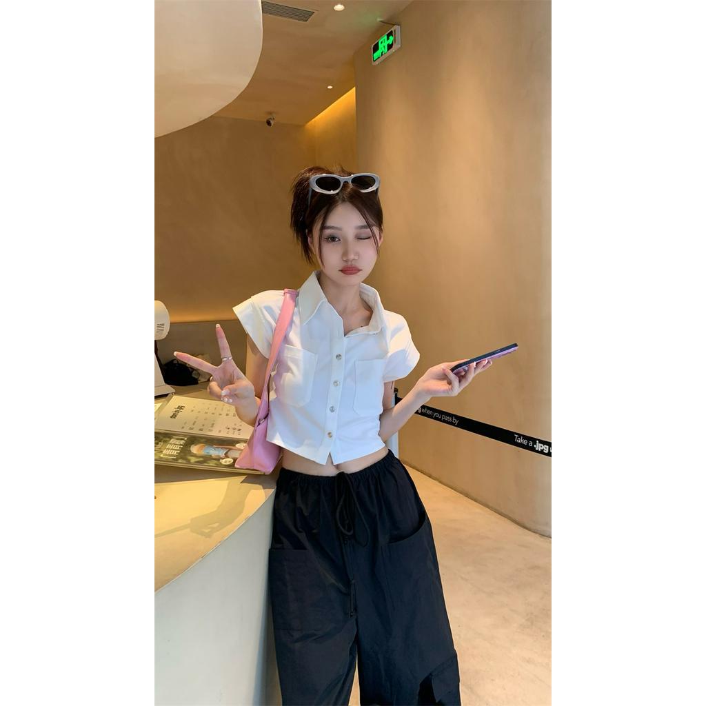 Áo Thun polo Ngắn Tay Cài Nút Thời Trang Sành Điệu 53692