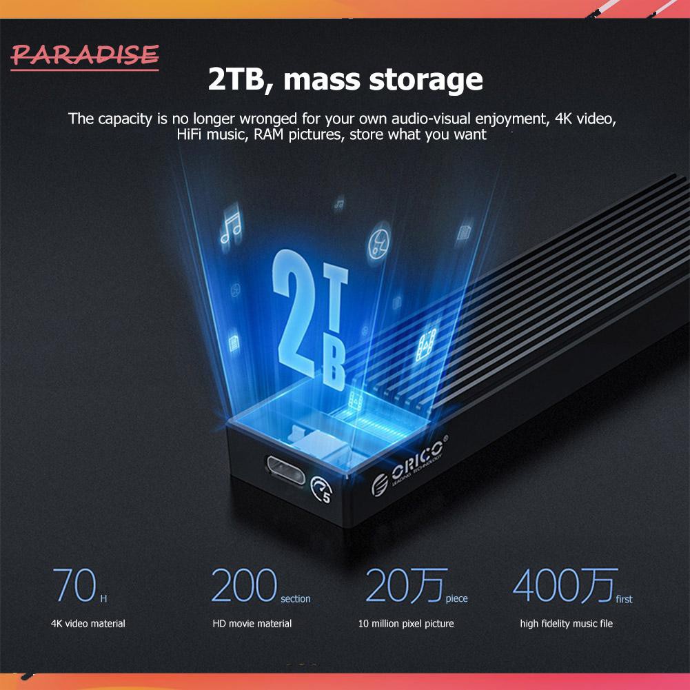 Hộp Đựng Ổ Cứng Ngoài Orico M2Pf-C3 M.2 Ngef Ssd 5gbps Type-C Ốp | BigBuy360 - bigbuy360.vn
