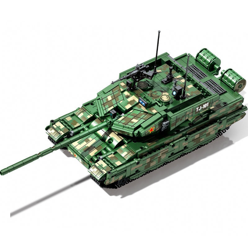 Đồ chơi Lắp ráp Mô hình xe tăng Sembo 705989 Military Type 99A Main Battle Tank