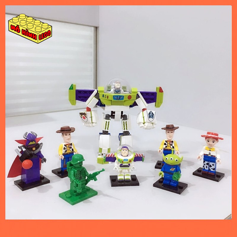 Đồ chơi xếp hình lego giá rẻ SY6699 mô hình minifigure nhân vật Câu chuyện đồ chơi Toy Story Woody Buzz Lightyear