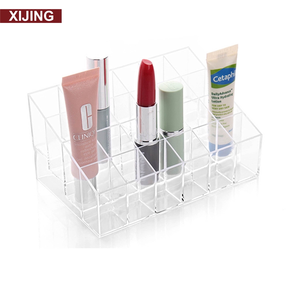 Khay đựng son môi 24 ngăn trong suốt tiện lợi