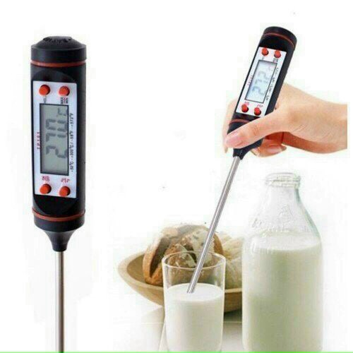 Que đo nhiệt độ, nhiệt kế đa năng đo sữa, nước, thực phẩm chính xác tuyệt đối