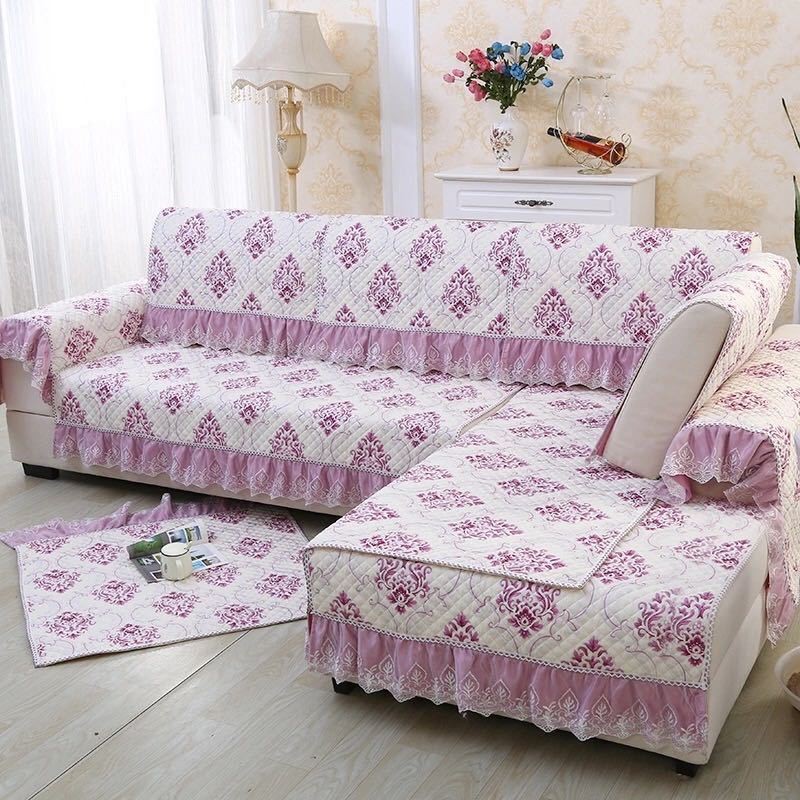 Đệm sofa bốn mùa đa năng chống trượt bộ bọc nỉ ghế trọn gói 123 tổ hợp