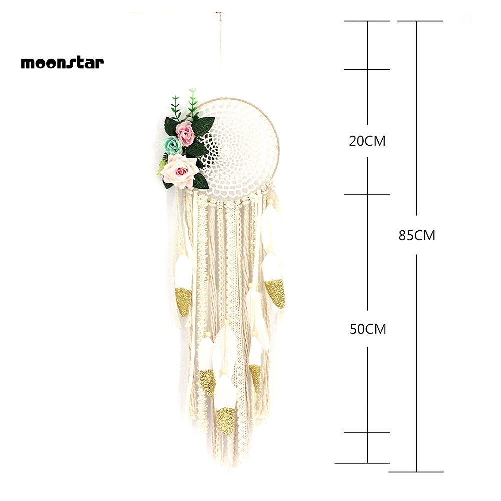 Dreamcatcher tua rua lông vũ treo tường trang trí đa dụng