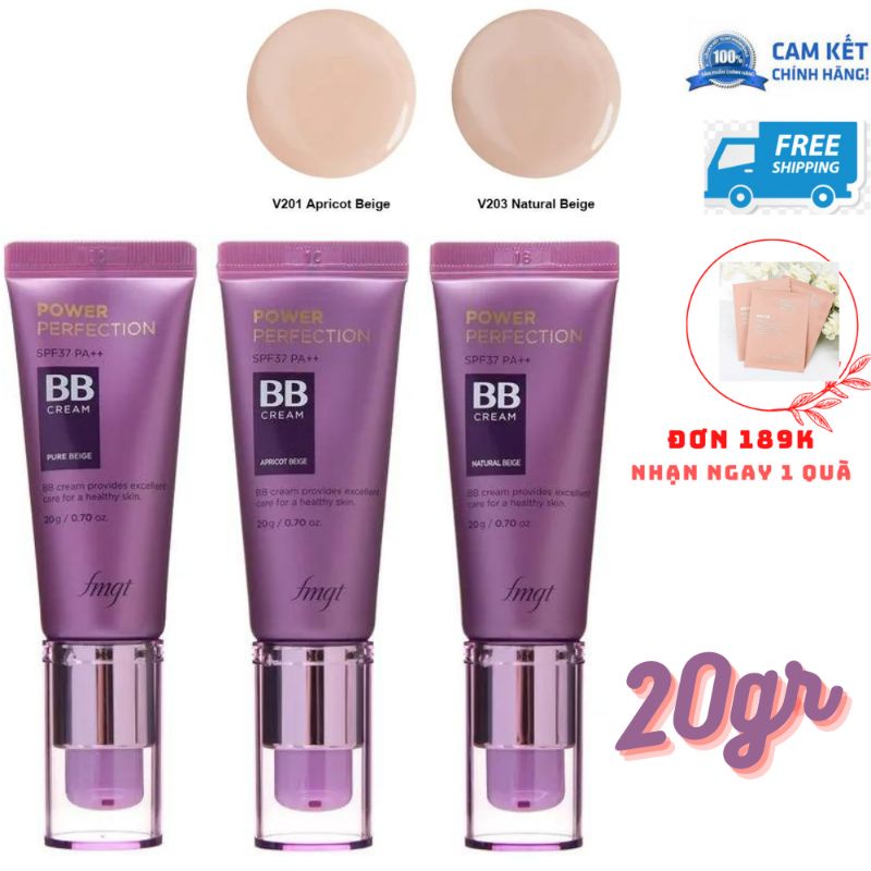kem nền đa năng Power perfection BB Cream SPF 37 PA++20gr