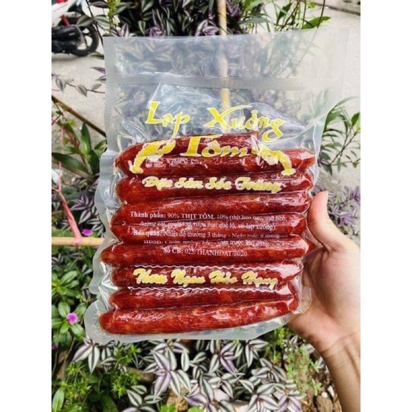 Lạp Xưởng Tôm gói 500g - Đặc sản hot nhất nên mua dịp Tết này