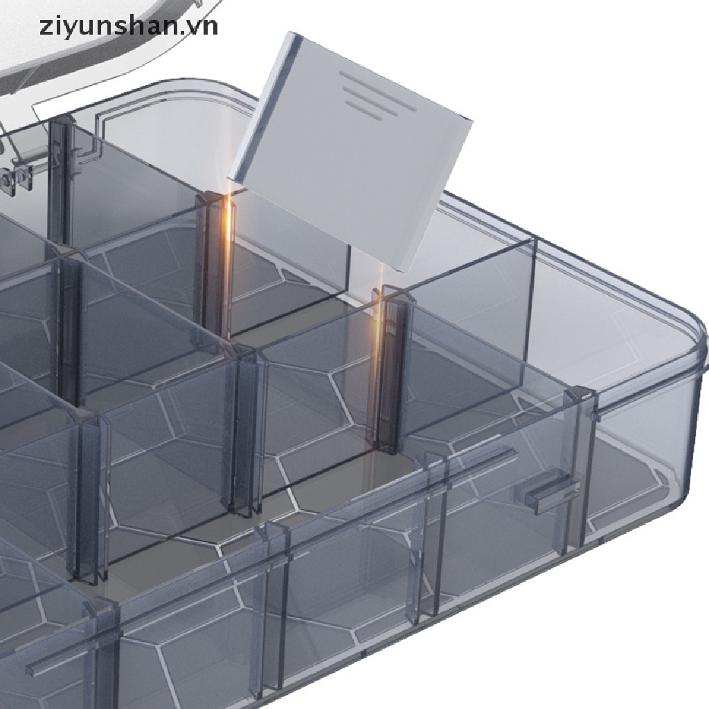 Hộp đựng linh kiện điện tử bằng nhựa trong suốt nhỏ gọn tiện dụng