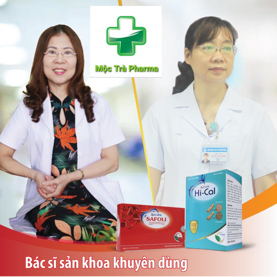HI-CAL Avisure Canxi Nano tự nhiên cho mẹ bầu (Hộp 60 Viên)-Nhập Khẩu Chính Hãng-Bổ sung Canxi, Vitamin và khoáng