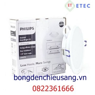 Combo 4 bóng đèn âm trần philips dn027b 14w d150
