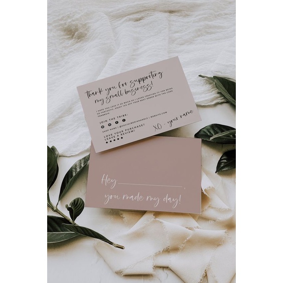 Thiệp Thank You Phong Cách Nước Ngoài In Theo Yêu Cầu TiBoxes In Ấn Xưởng In Trực Tiếp Giá Rẻ Giao Hàng Nhanh