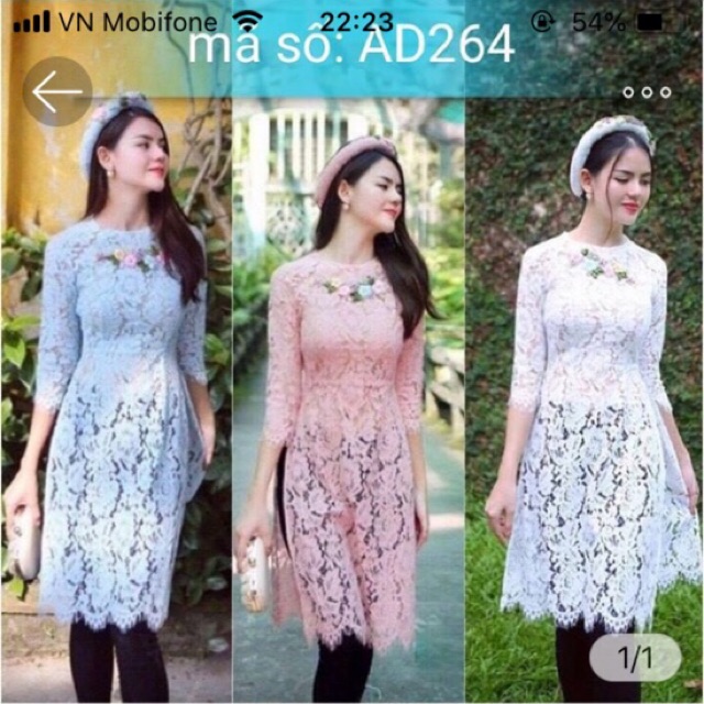 Áo váy lẻ cho khách