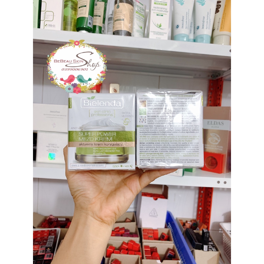 Kem Dưỡng Trắng Chống Lão Hóa Bielenda Skin Clinic Professional