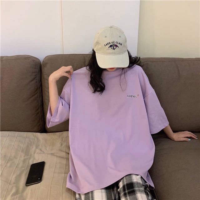 Áo thun phông PINK tay lỡ form rộng 6 BÉ MÈO Unisex