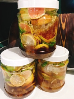Chanh đào đường phèn mật ong