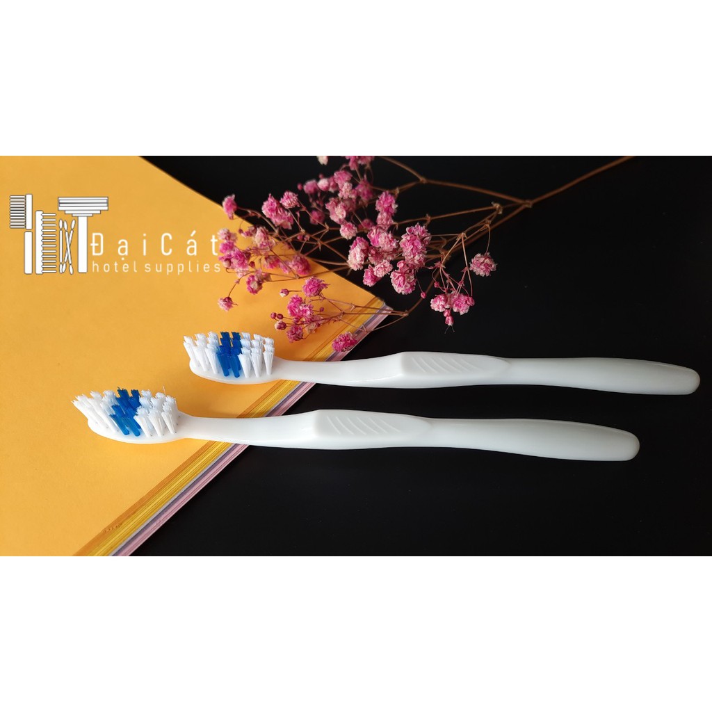 Bàn chải khách sạn - 100 Bộ bàn chải và kem ống CC 3 gam dành cho nhà nghỉ, khách sạn