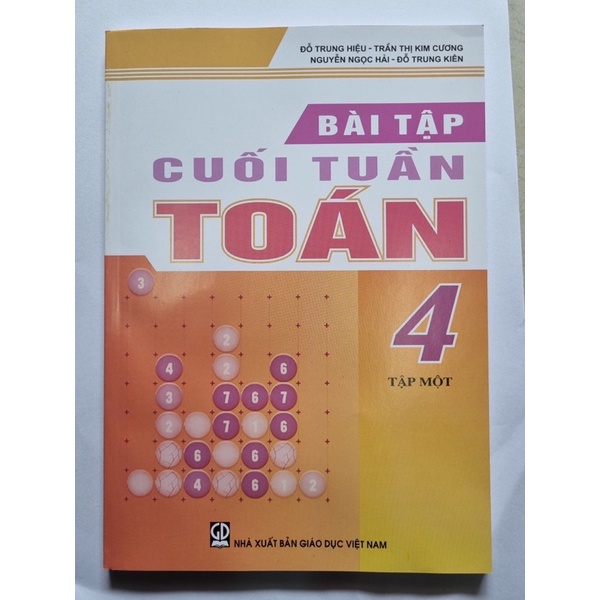 Sách - Bài tập cuối tuần Toán 4 tập 1