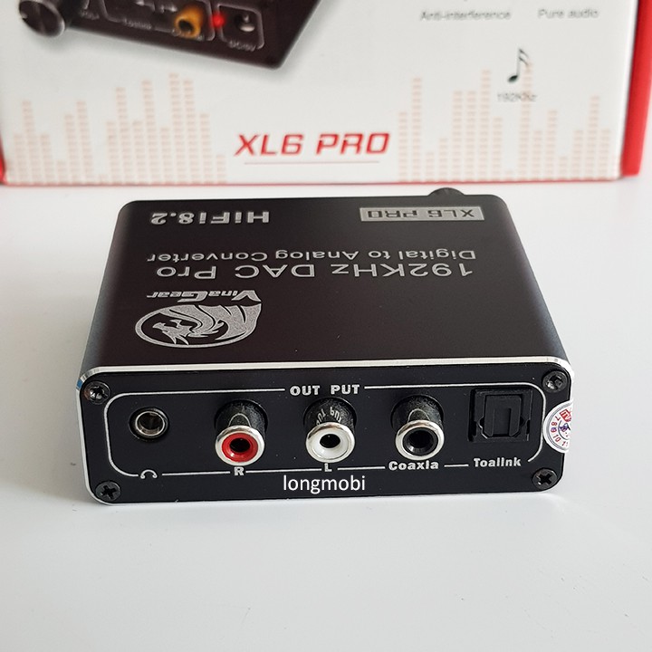 VinaGear XL6 Pro - Bộ Chuyển Âm Thanh Quang Học Sang AV Tích Hợp Tăng Âm