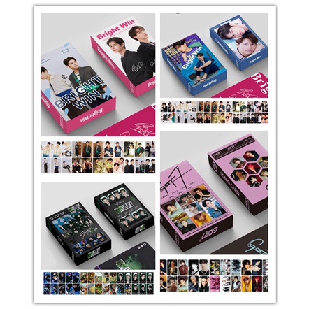 Hộp 30 Thẻ Ảnh Lomo Hai Mặt In Hình Nhóm Nhạc KPOP STRAYKIDS got7 F4-thailand