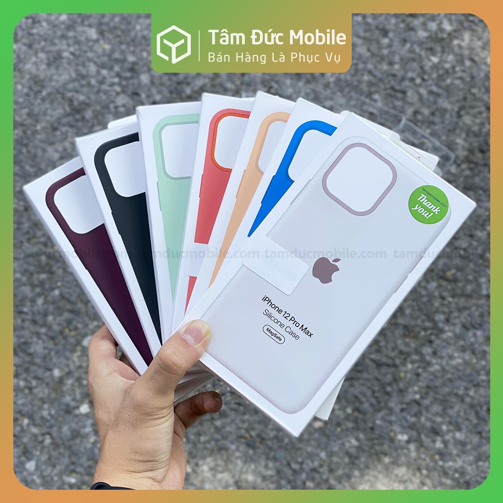 Ốp Lưng Magsafe Apple Silicone Case Chính Hãng Dành Cho iPhone 12 Pro và 12 Pro Max