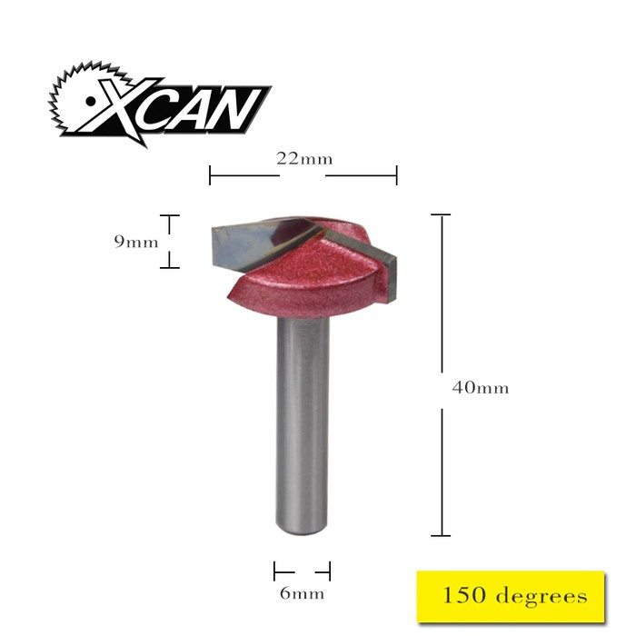 Mũi Phay Khắc Rãnh Chữ V 6x22 X 150 Độ Cnc Chất Lượng Cao