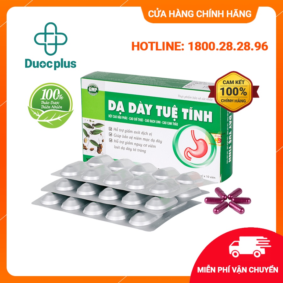 [Chính hãng, có tem vỡ] Dạ dày Tuệ Tĩnh, Hỗ Trợ Giảm Axit Dịch Vị, Giảm Viêm loét dạ dày, Ths Bs Nguyễn Thị Hằng