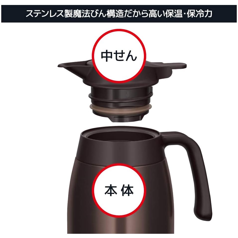 Phích ủ nước giữ nhiệt Thermos 1.5L Nhật nội địa